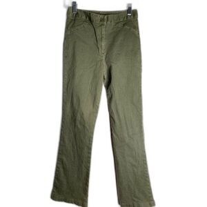 * Womens Founded 1989 Vintage Blue size 5 Green Pants 26x29 Jeans Faux Pockets